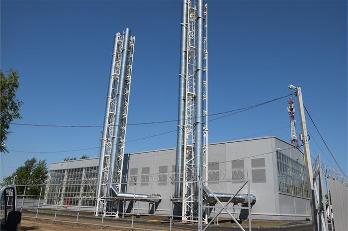 В поселке Энергетиков торжественно зажгли газовую горелку новой котельной